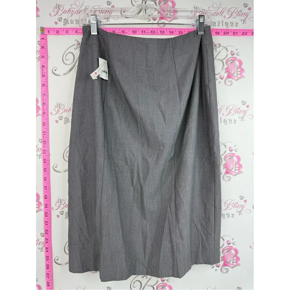 Tobias skirt pencil style grey Gray Midi Pencil Skirt new